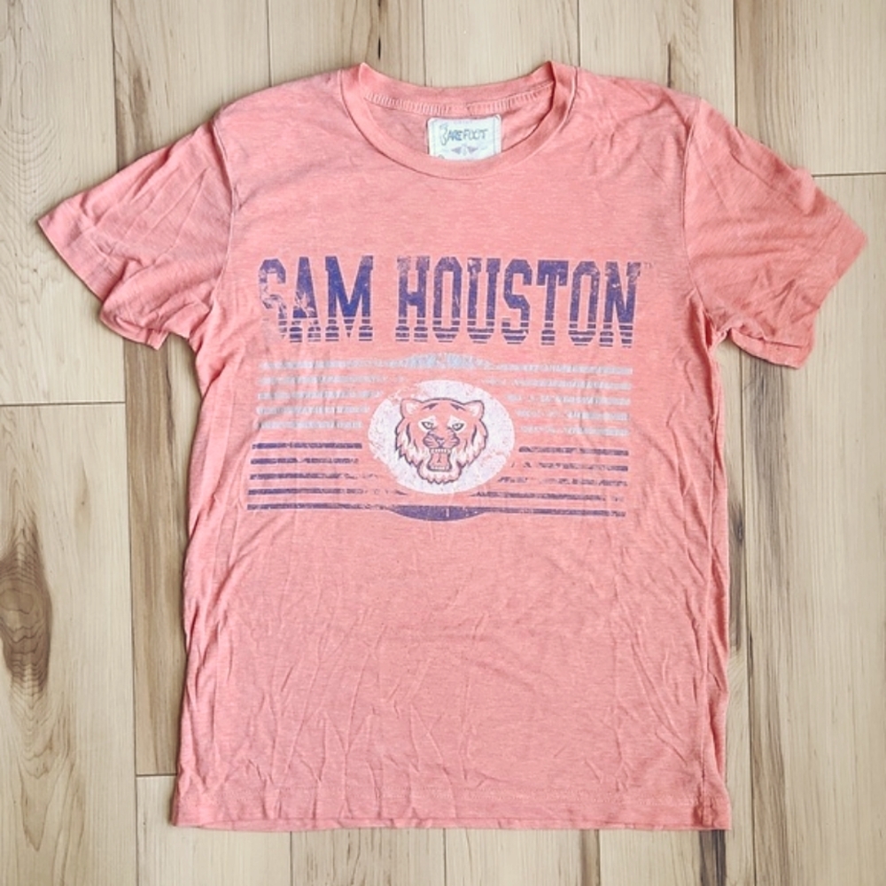 Barefoot Outfitters SHSU Sam Houston Vintage Orange, Bearkats College, Small